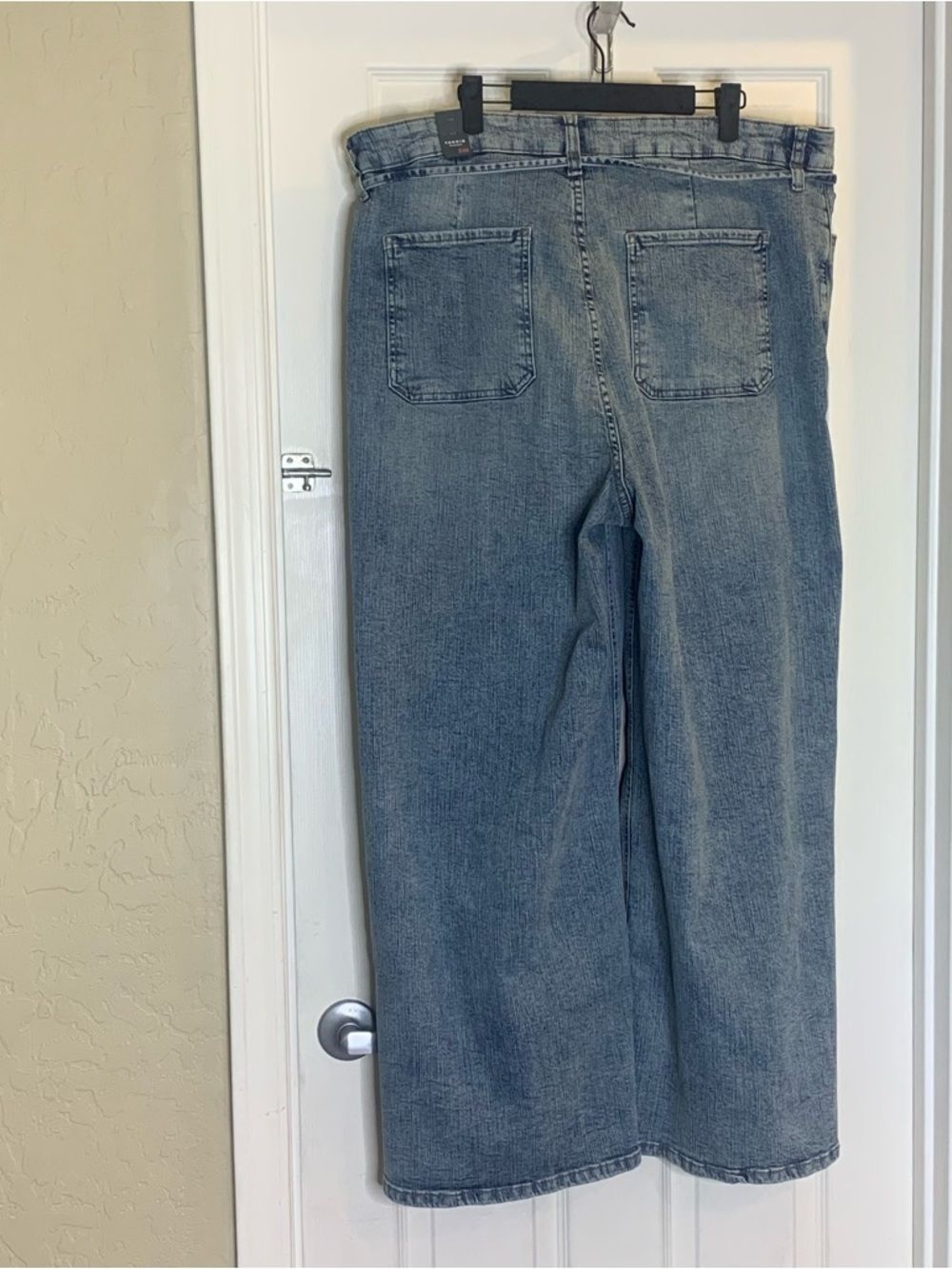 Torrid High Rise Baggy Wide Leg Tie Belt Jean Stretch + Rigid Size 20R - Picture 4 of 13
